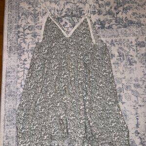 Ocean Drive Green and White Mini Dress